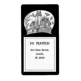 Etiqueta Halloween, Casa Assombrada e Morcegos