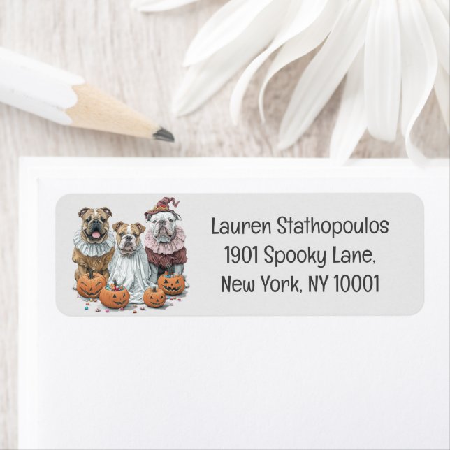 Etiqueta Halloween Inglês Bulls Pumpkin (Insitu)