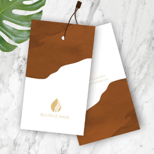 Etiqueta Hang do Logotipo de Vestuário do Earthy