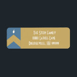 Etiqueta Hanukkah Devolve Rótulos "Chevron Menorah"<br><div class="desc">Hanukkah Return Labels "Chevron Menorah" Aproveite essas etiquetas de devolução feitas pessoalmente para todas as suas cartas e cartas de Chanucá. Personalize substituindo o texto pelo seu. Escolha e use seu estilo, cor e tamanho de fonte favoritos. Veja nossos selos, cartões com fotos, etc. Obrigados para parar e comprar. Seu...</div>