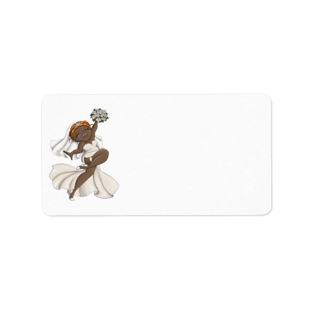Etiqueta Happy Bride 03 (Frente)