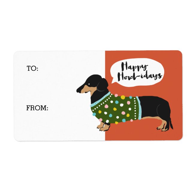 Etiqueta Happy Howl-Sextas-feiras (Frente)