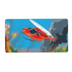 Etiqueta Helicóptero de resgate