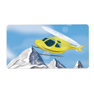 Etiqueta Helicóptero de resgate
