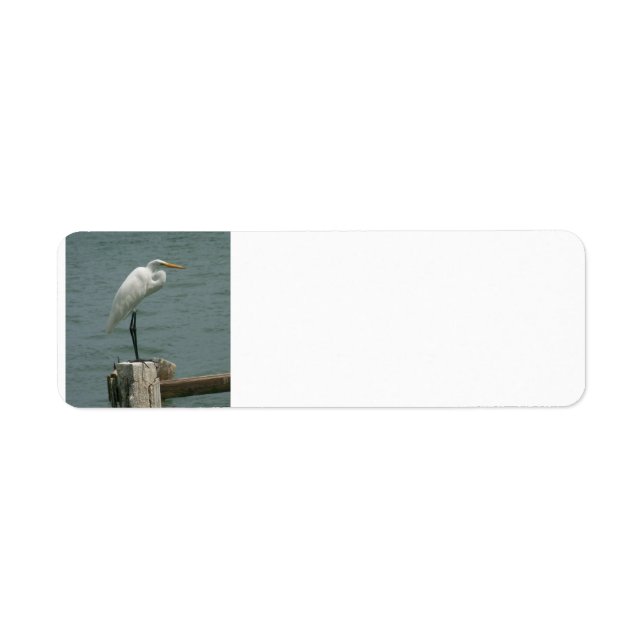 Etiqueta Heron em Piling (Frente)