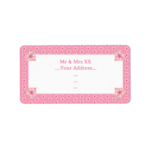 Etiqueta Hibiscus & Lace PINK