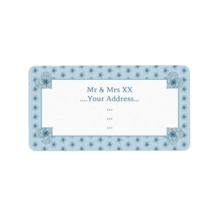 Etiqueta Hibiscus & lace TURQUOISE