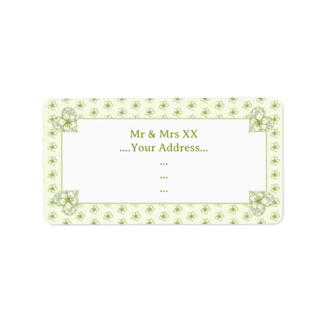 Etiqueta Hibiscus & lace WHITE (Frente)