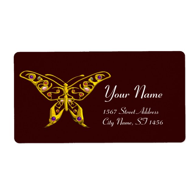 Etiqueta HIPER BOTTERFLY Red (Frente)