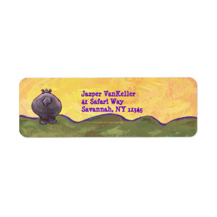 Etiqueta Hippopotamus Stationery