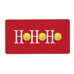 Etiqueta HO-HO-HO - Personalizar o plano de fundo