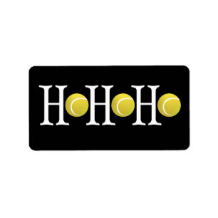 Etiqueta HO-HO-HO - Personalize o fundo