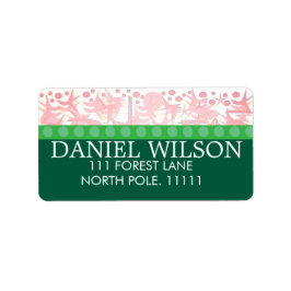 ETIQUETA HOLIDAY ART DECO