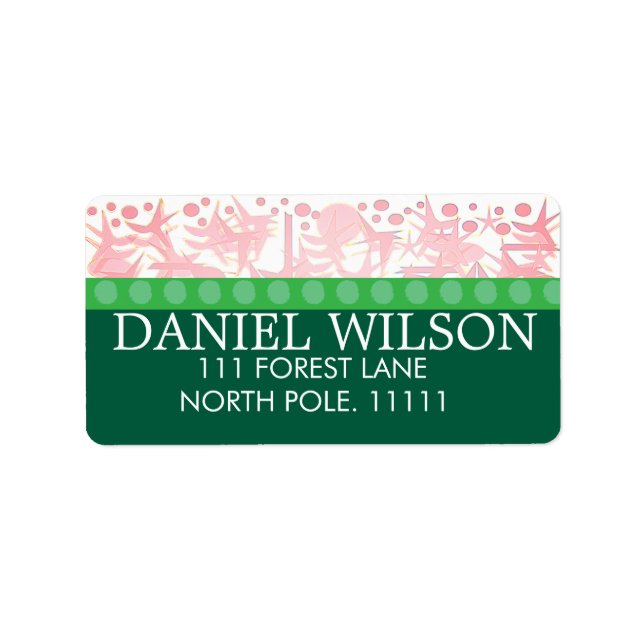 ETIQUETA HOLIDAY ART DECO (Frente)