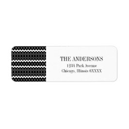 Etiqueta Holiday Mittens Warm Wish Rótulo de Endereço