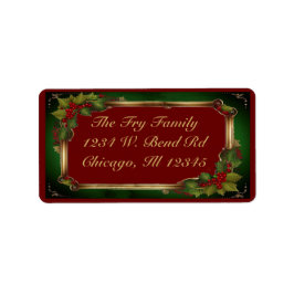 Etiqueta Holly 2.37x.1.25 Endereço