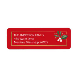 Etiqueta Holly Sprig