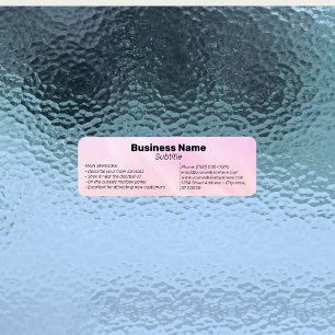 Etiqueta Holographic Business Sticker - Catcher Cliente