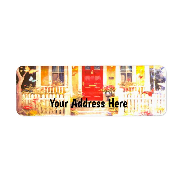 Etiqueta Home Sweet Home (Frente)