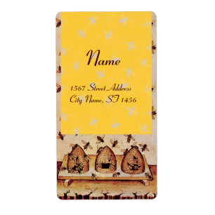 ETIQUETA HONEY BEE ,BEEKEEPER APIARIST