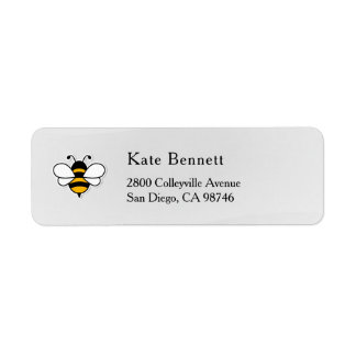 Etiqueta Honey Business  Return Address Label