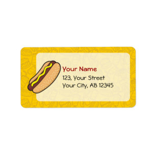 Etiqueta Hotdog
