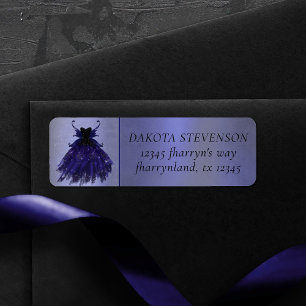 Etiqueta Huevos góticos Indigo Gown   Dirección real púrpur