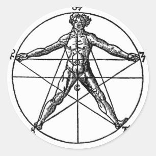 Etiqueta humana do Pentacle