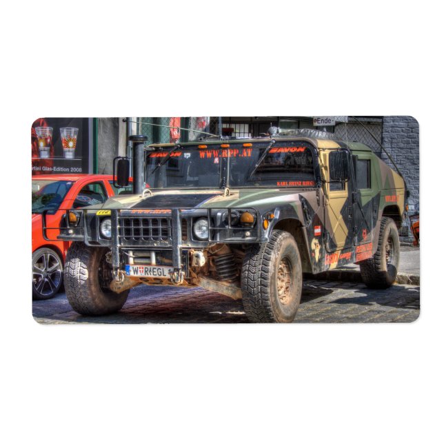 Etiqueta Hummer H1 (Frente)