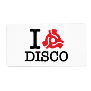 Etiqueta I 45 Adaptador Disco