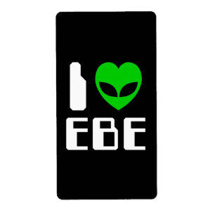 Etiqueta I EBE Alienígena