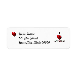 Etiqueta I Heart Angoras