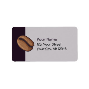 Etiqueta Ícone do Café Bean