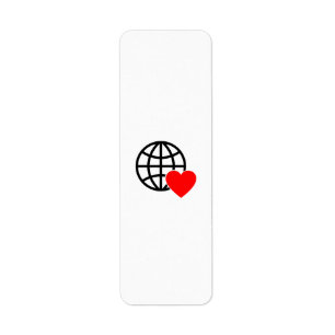 Etiqueta Ícone do Mundo do Amor   Design de Verão do Heart 