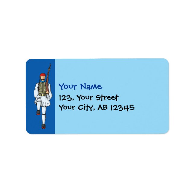 Etiqueta Ícone Tsolias (Frente)