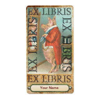 Etiqueta ID da Placa do Livro Suíno