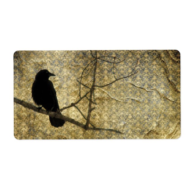 Etiqueta Idade do velho Damask (Frente)