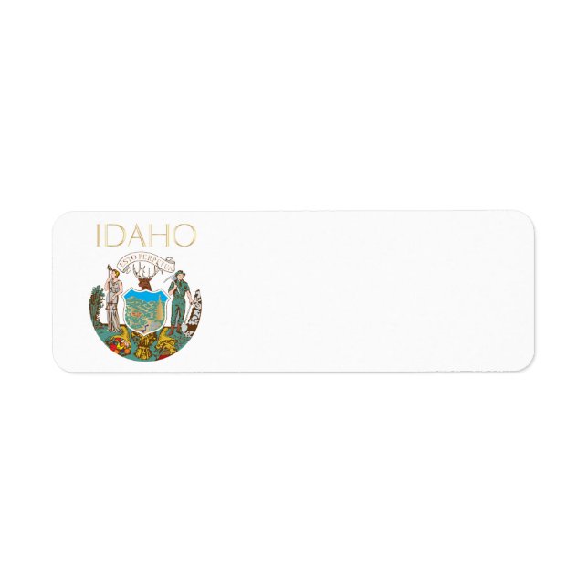Etiqueta Idaho (Frente)