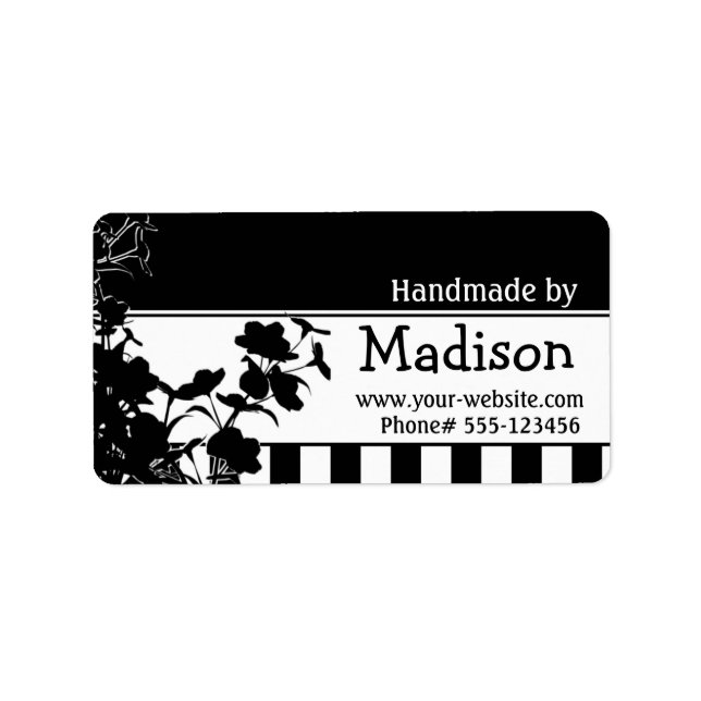 Etiqueta Identificadores feitos à mão (Frente)