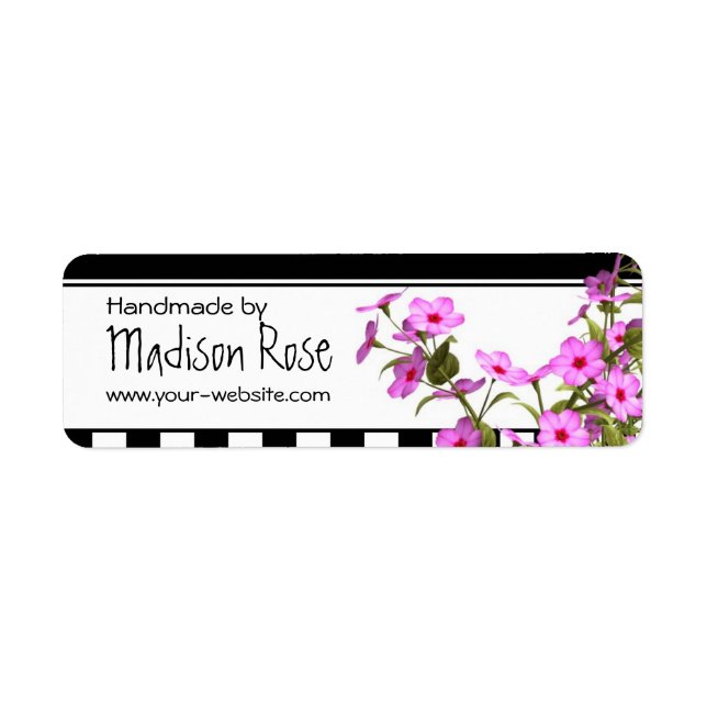 Etiqueta Identificadores feitos à mão (Frente)