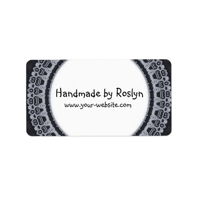 Etiqueta Identificadores feitos à mão (Frente)