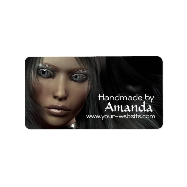 Etiqueta Identificadores feitos à mão (Frente)