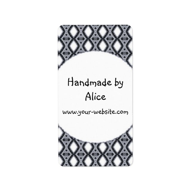 Etiqueta Identificadores feitos à mão (Frente)