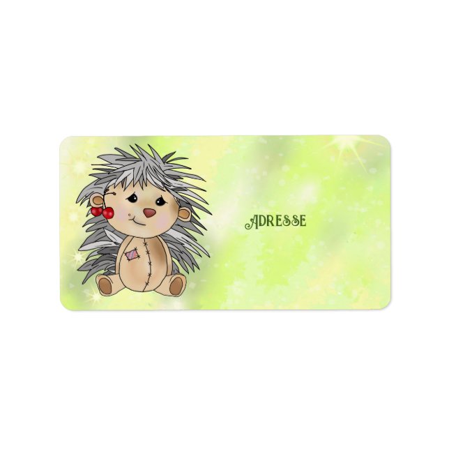 Etiqueta Igel mit Kirschen (Frente)