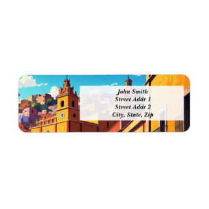 Etiqueta Igreja México Guanajuato