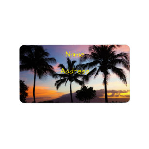 Etiqueta Ilhas Maui Havaianas