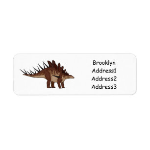 Etiqueta Ilustração de desenho animado de Kentrosaurus