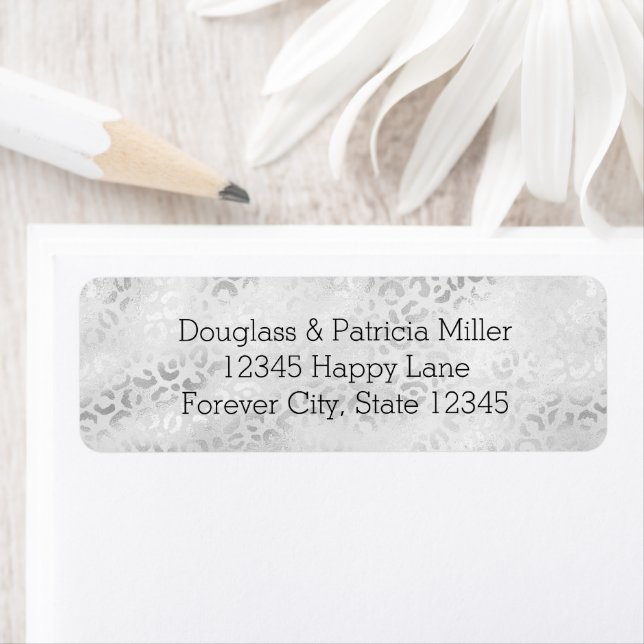 Etiqueta Impressão Silver Leopardo (Insitu)