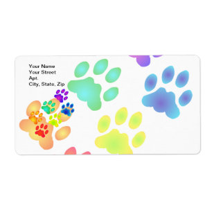 Etiqueta Impressões de pata arco-íris