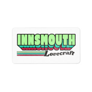 Etiqueta Innsmouth Retro Label Lovecraft